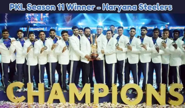 PKL Season 11 Winner - Haryana Steelers